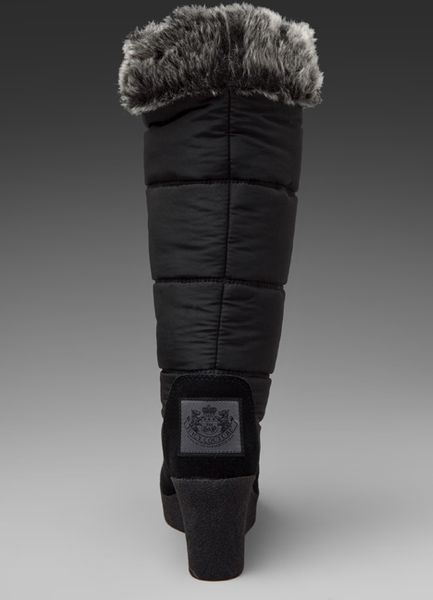 juicy couture women's king winter boots black
