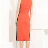 Lida Baday VNeck Dress in Red (flame) - Lyst