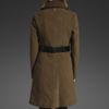 Mackage Nola Rib Coat in Green (taupe) - Lyst