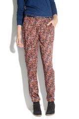 Madewell Brush-dot City Block Trousers