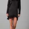 Nightcap Clothing Fishnet Silk Dress in Black - Lyst