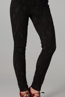 Rag & Bone Alison Lace and Stretchjersey Skinny Pants - Lyst