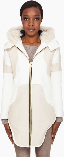 Rag & Bone Magnum Coat in White (ivory) - Lyst