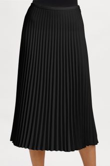 Ralph Lauren Black Label Pleated Edwina Skirt - Lyst