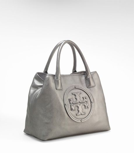 tory burch stacked logo tote