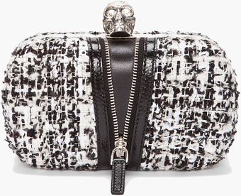 Alexander McQueen Classic Box Skull Clutch - Lyst