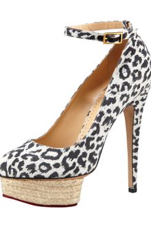 Charlotte Olympia Leopard-print Platform Pump - Lyst