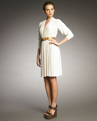 Lanvin Rope-shoulder Draped Dress - Lyst