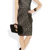 Lela Rose Laceappliquéd Linen Dress in Pink (rose) - Lyst