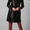 Temperley London Sofia Sheepskin Coat in Black - Lyst