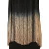Topshop Fringe Bandeau Dress By Rare** in Black - Lyst