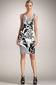 Versace Classic Printed Sheath Dress - Lyst