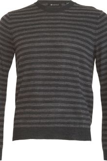 Co-op Barneys New York Striped Crewneck Sweater - Lyst