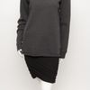 T By Alexander Wang Zip Detail Shirt in Gray (charcoal) - Lyst