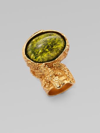 Yves Saint Laurent Arty Ovale Ring - Lyst