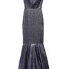 Roland Mouret Copperfield Metallic Silkblend Gown in Blue (navy) - Lyst