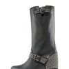 Christian Louboutin Studded Motorcycle Boot in Black - Lyst