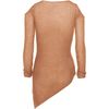 Helmut Lang Asymmetric Hem Sweater tan in Brown (tan) - Lyst