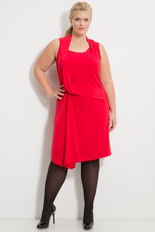 Michael by Michael Kors Drape Front Dress (plus) - Lyst