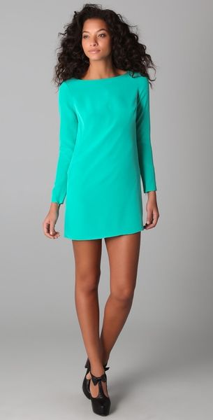  Long Sleeve Shift Dress 
