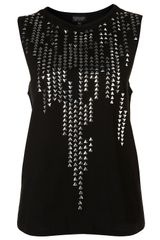 Topshop Studded Tank Top