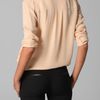 Vince Split Neck Blouse in Pink - Lyst