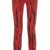 Balmain Inkstained Lowrise Skinny Jeans in Black (red) - Lyst
