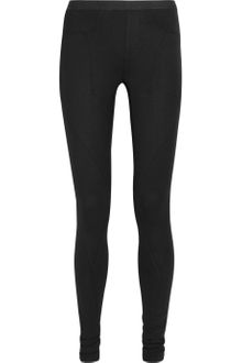Helmut Lang Stretch Wool-blend Leggings - Lyst