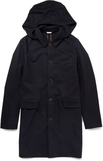  Trench Coat with Detachable Hood 