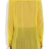 3.1 Phillip Lim Silkchiffon Blouse in Yellow - Lyst