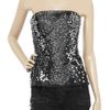 Balmain Embellished Leather Bustier in Black - Lyst