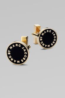 Marc By Marc Jacobs Enamel Logo Bolt Cuff Links - Lyst