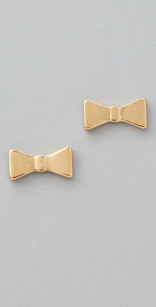Marc By Marc Jacobs Mini Charm Bow Studs - Lyst