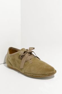 Lanvin Suede Moccasin - Lyst