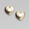 Marc By Marc Jacobs Heart Logo Stud Earrings in Gold - Lyst