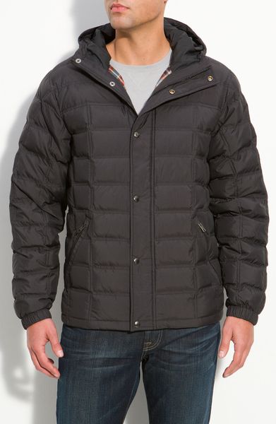 mens north face coat black