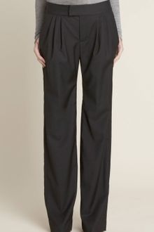 Adam Lippes Wide Leg Suiting Pants - Lyst