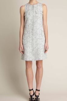 Adam Lippes Luxe Tweed Sailor Shift Dress - Lyst