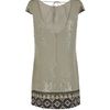 Allsaints Paloma Dress in Gold (champagne) - Lyst