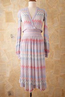 Free People Vintage Long Sleeve Knit Dress - Lyst