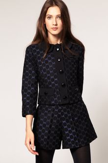 ASOS Collection Asos Blazer in Spot Jacquard - Lyst