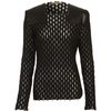 Balenciaga Open Weave Sweater in Black (noir) - Lyst