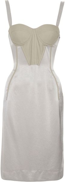 Bottega Veneta Bustier Dress - Lyst
