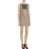 Fendi Sleeveless Shift Dress in Gray (grey) - Lyst