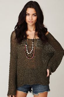 Free People Tape Yarn Beach Sweater - Lyst