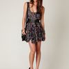 Free People Animal Godet Tank Dress in Blue (sapphire combo) - Lyst