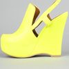 Jeffrey Campbell The Darian Shoe in Neon Yellow in Yellow - Lyst