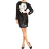 Lanvin Peplum Dress in Gray (floral) - Lyst