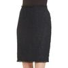 Lanvin Tweed Fitted Skirt in Blue (midnight) - Lyst