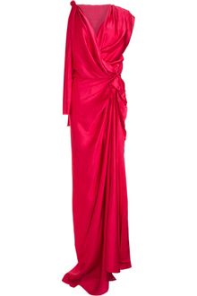 Lanvin Sleeveless Drape Gown - Lyst
